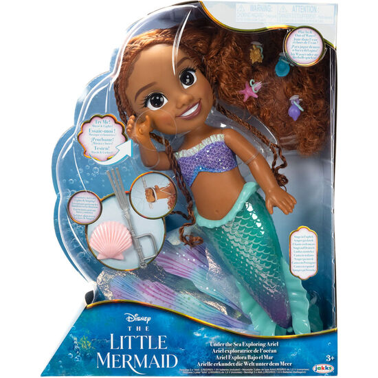 MUÑECA ARIEL LA SIRENITA DISNEY 38CM SONIDO image 3