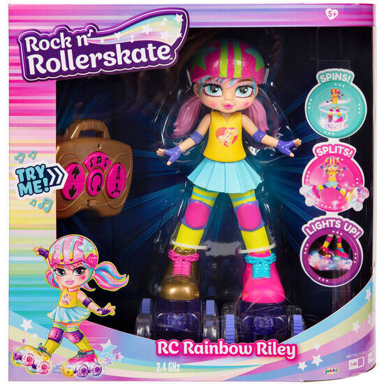 MUÑECA RADIO CONTROL RAINBOW RILEY ROCK N ROLLERSKATE image 0