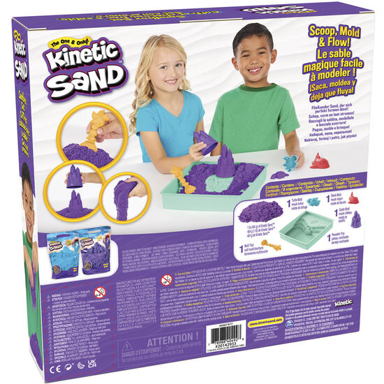 SANDBOX SET KINETIC SAND MORADA image 1