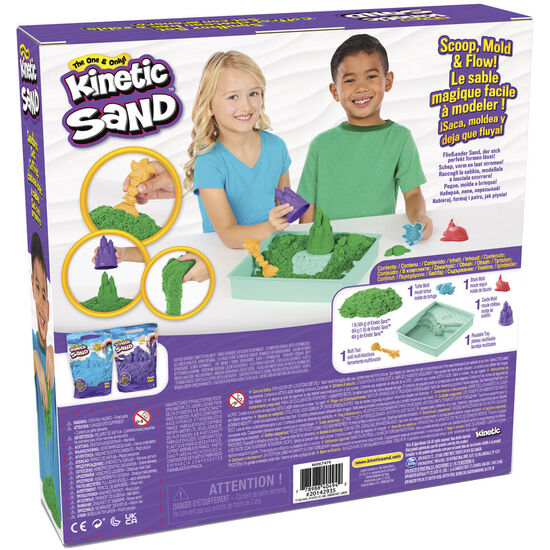 SANDBOX SET KINETIC SAND VERDE image 1