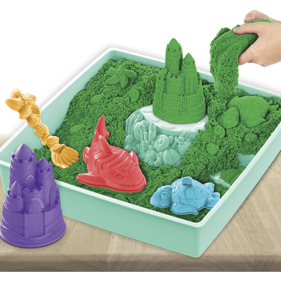 SANDBOX SET KINETIC SAND VERDE image 2