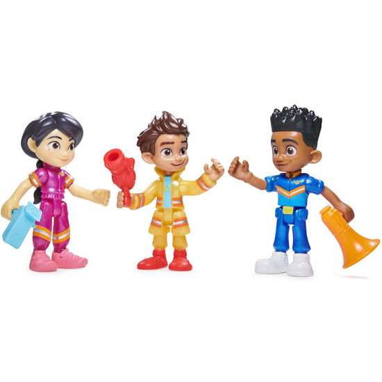 SET 3 FIGURAS EQUIPO DE RESCATE image 1