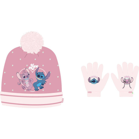 SET GORRO Y GUANTES STITCH DISNEY image 0