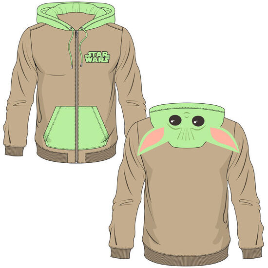 SUDADERA CAPUCHA GROGU THE MANDALORIAN STAR WARS image 0