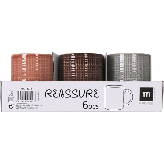 MUG RECTA 380CC REASSURE image 1