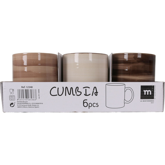 MUG RECTA 380CC CUMBIA image 1