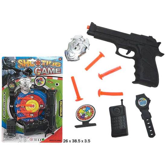 BLISTER POLICIA PISTOLA DIANA ACCES image 0