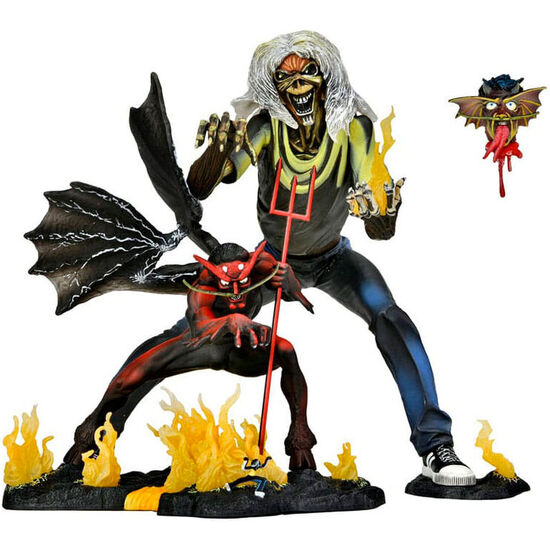 FIGURA IRON MAIDEN NUMBER OF THE BEAST 40TH ANNIVERSARY 18CM image 0