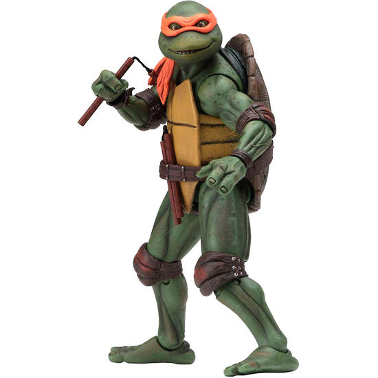 FIGURA MICHELANGELO MOVIE 1990 TORTUGAS NINJA 18CM image 2