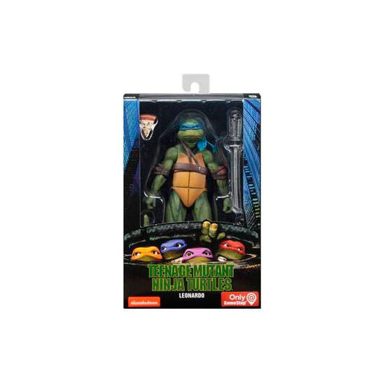 FIGURA LEONARDO MOVIE 1990 TORTUGAS NINJA 18CM image 1