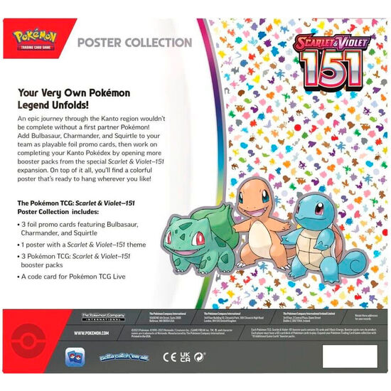 JUEGO CARTAS COLECCIONABLES POSTER BOX POKEMON INGLES image 1