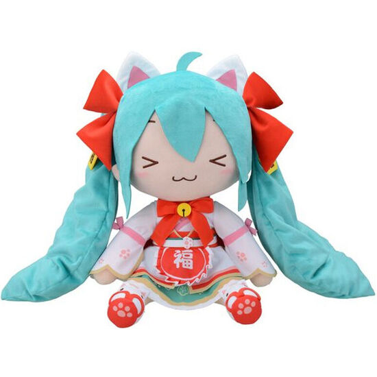 PELUCHE FLUFFY HATSUNE MIKU MANEKI HATSUNE MIKU 40CM image 0