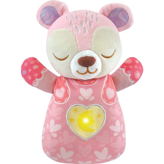 PELUCHE CUNA OSITO MELODIA ROSA image 0