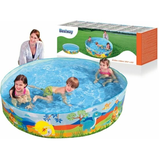 PISCINA BESTWAY INFANTIL DINOSAURIOS 1.83 M X 38 CM image 0