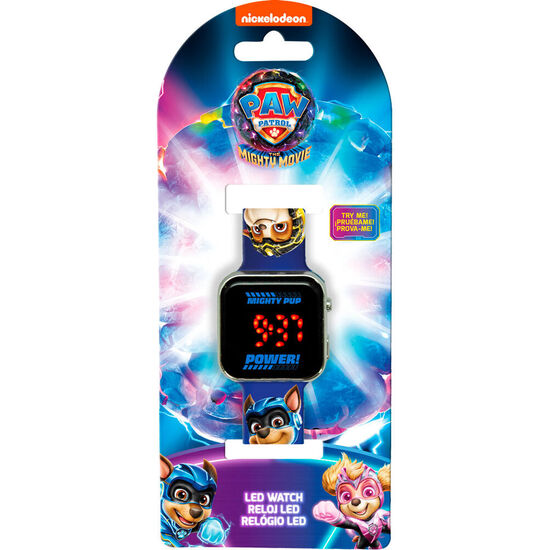 RELOJ LED MIGHTY MOVIE PATRULLA CANINA PAW PATROL image 1