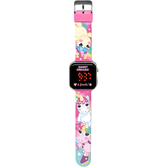 RELOJ LED SWEET DREAMS UNICORNIO image 0