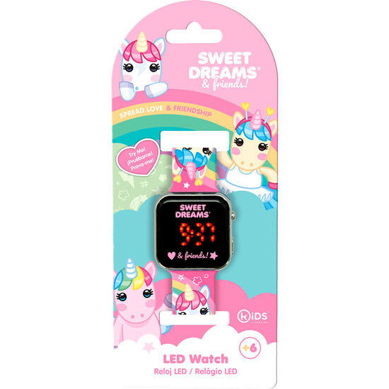 RELOJ LED SWEET DREAMS UNICORNIO image 1