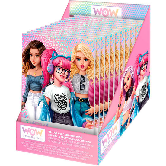 CUADERNO A5 PEGATINAS WOW GENERATION image 1