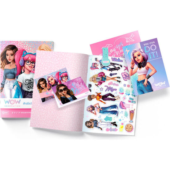 CUADERNO A5 PEGATINAS WOW GENERATION image 3