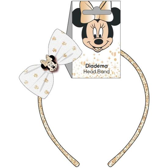 ACCESORIOS PELO DIADEMA LAZO MINNIE GOLD image 0