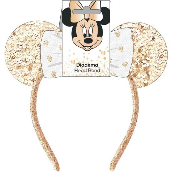 ACCESORIOS PELO DIADEMA LAZO MINNIE GOLD image 0