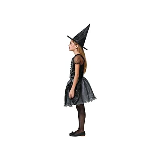 DISFRAZ BRUJA POCIONES MÁGICAS NEGRO GRIS NIÑA Talla - 10/12 AÑOS image 1