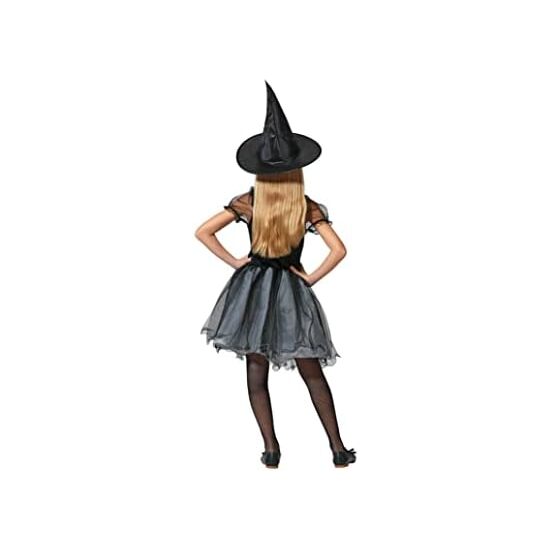 DISFRAZ BRUJA POCIONES MÁGICAS NEGRO GRIS NIÑA Talla - 10/12 AÑOS image 2