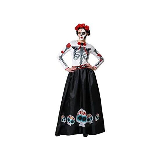 DISFRAZ ESQUELETO MEJICANO CATRINA MUJER Talla - TALLA XL image 0
