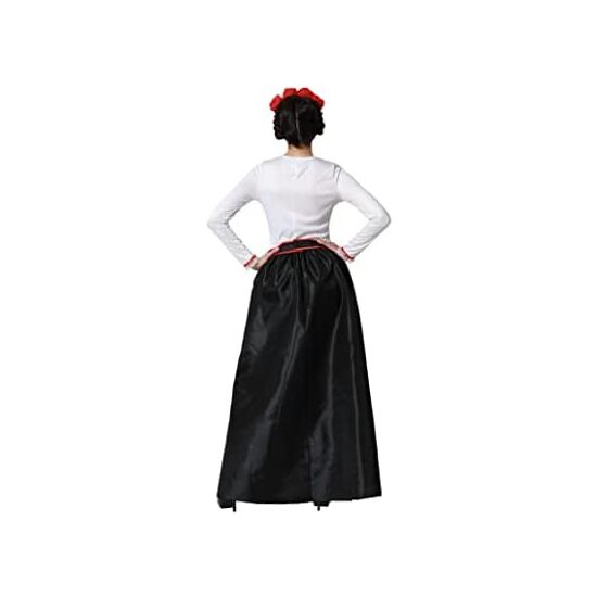 DISFRAZ ESQUELETO MEJICANO CATRINA MUJER Talla - TALLA XL image 3
