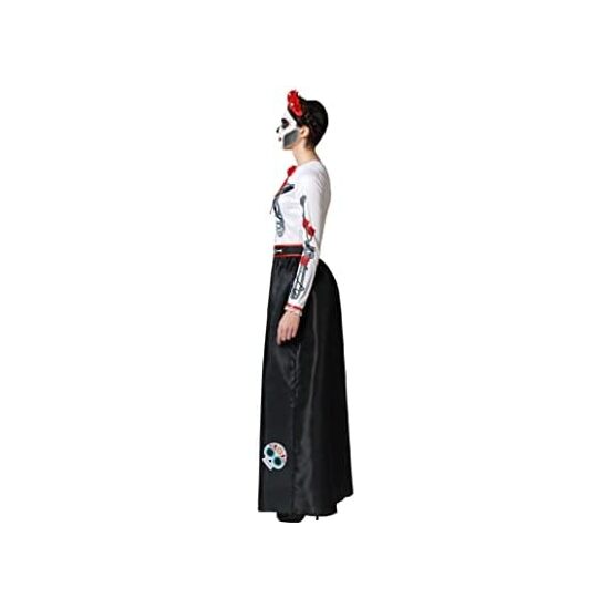 DISFRAZ ESQUELETO MEJICANO CATRINA MUJER Talla - TALLA XXL image 2