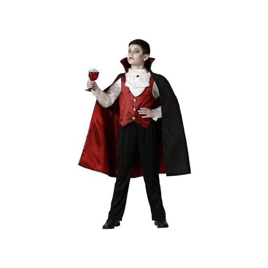 DISFRAZ VAMPIRO NIÑO INFANTIL BORGOÑA Talla - 3/4 AÑOS image 0