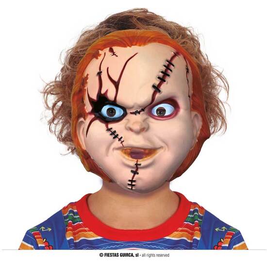 MASCARA NIÑO DIABOLICO PVC INFANTIL image 0