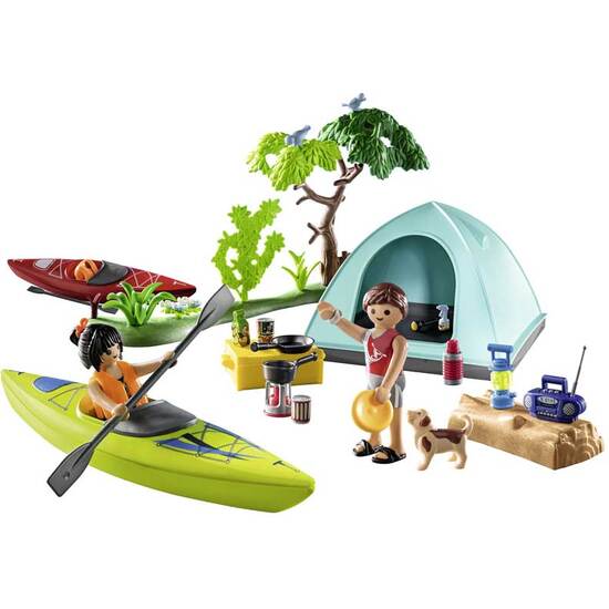 CAMPING CON HOGUERA PLAYMOBIL image 1