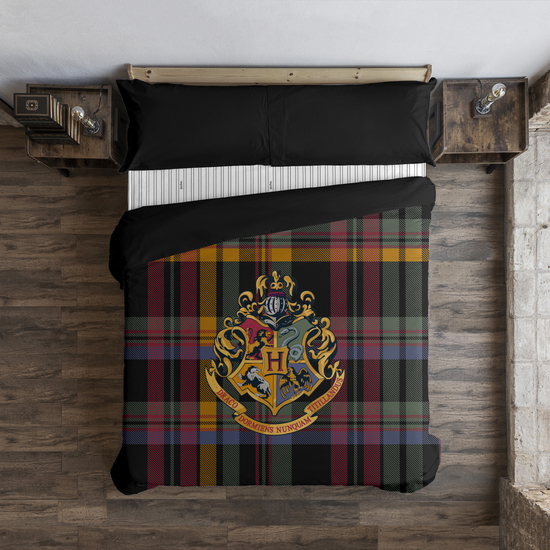 FUNDA NÓRDICA CON BOTONES 100% ALGODÓN MODELO CLASSIC HOGWARTS PARA CAMA DE 120 (200X200 CM.) image 0