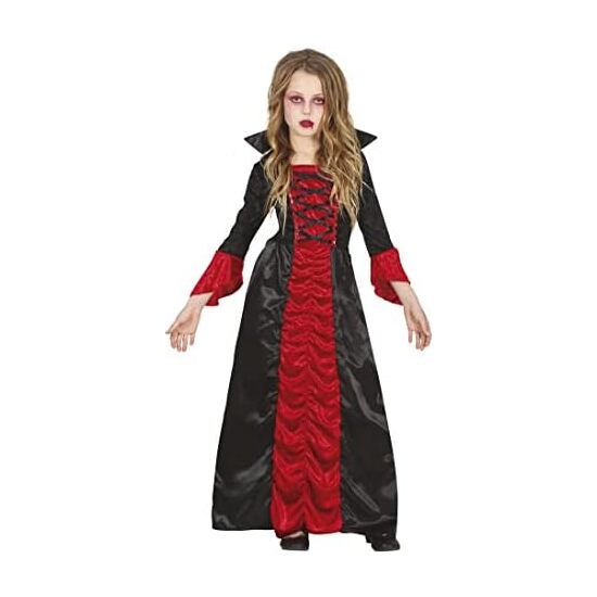 DISFRAZ VAMPIRESA ROJO NIÑA INFANTIL Talla - 10-12 AÑOS image 0