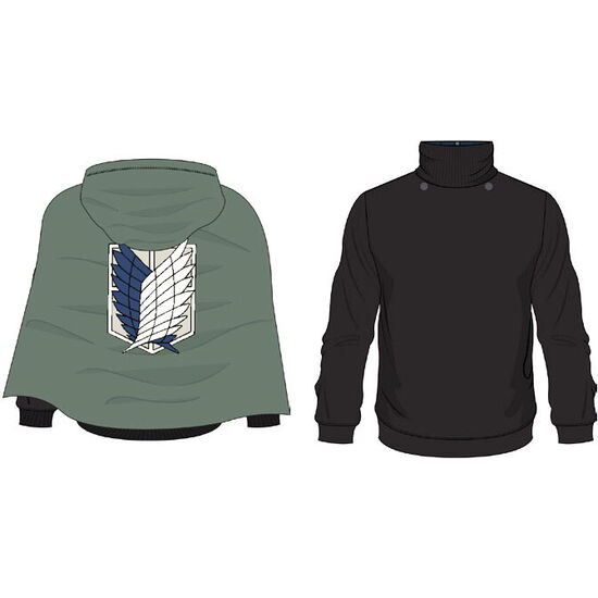 SUDADERA CAPUCHA JEAN KIRSTEIN ATTACK ON TITAN image 1