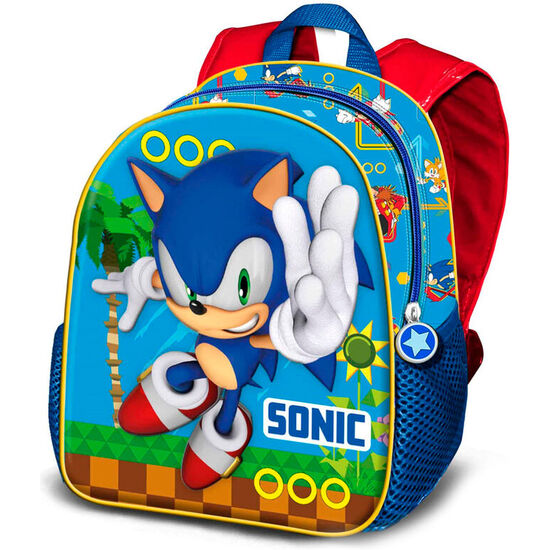 MOCHILA 3D FASTER SONIC THE HEDGEHOG 31CM image 0