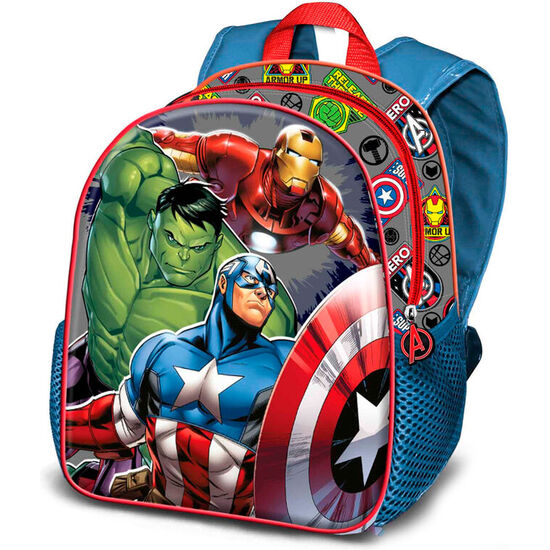 MOCHILA 3D INVENCIBLE LOS VENGADORES AVENGERS MARVEL 31CM image 0