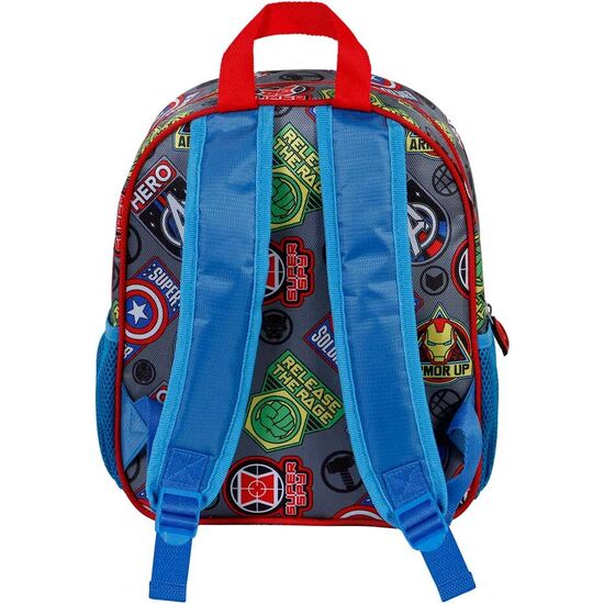 MOCHILA 3D INVENCIBLE LOS VENGADORES AVENGERS MARVEL 31CM image 2