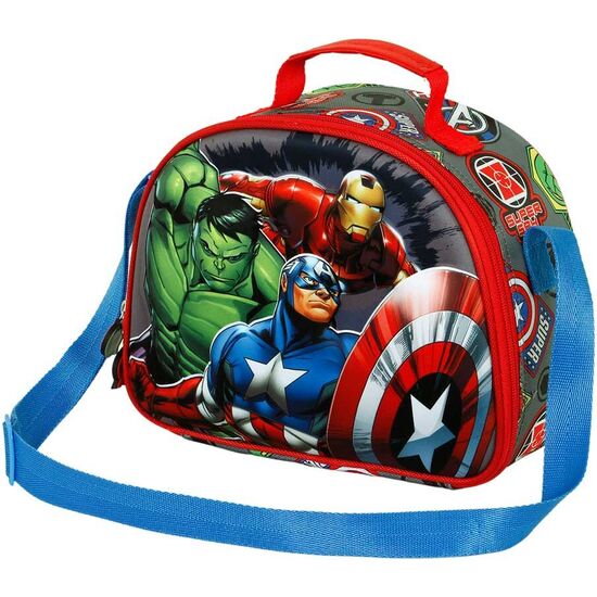 BOLSA PORTAMERIENDAS 3D INVENCIBLE LOS VENGADORES AVENGERS MARVEL image 1