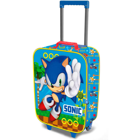 MALETA TROLLEY 3D FASTER SONIC THE HEDGEHOG image 0