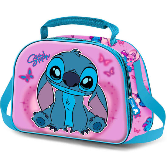 BOLSA PORTAMERIENDAS 3D ADORABLE STITCH DISNEY image 0