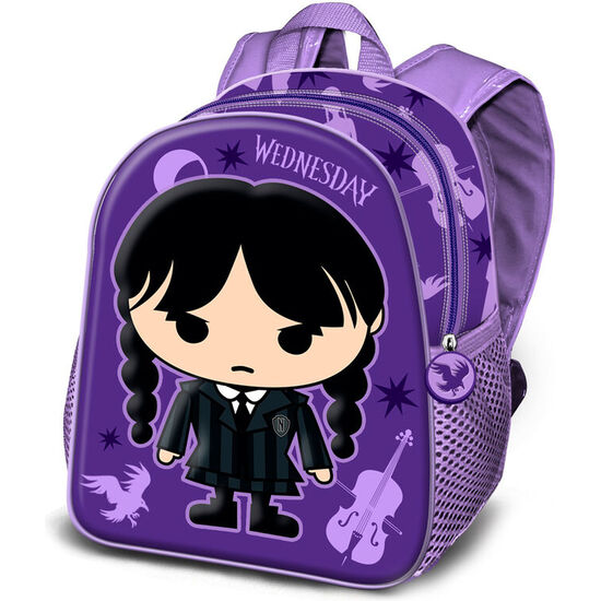 MOCHILA 3D CHIBI MIERCOLES image 0