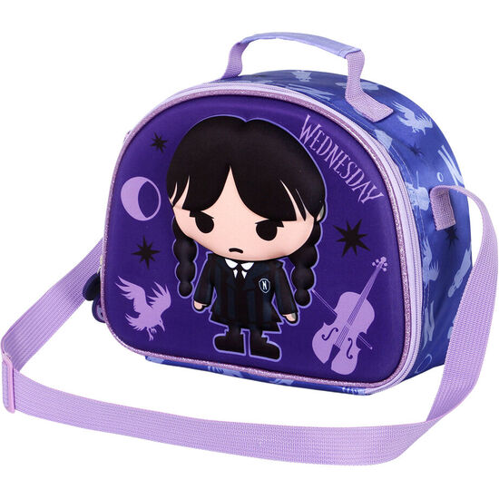 BOLSA PORTAMERIENDAS 3D CHIBI MIERCOLES image 1