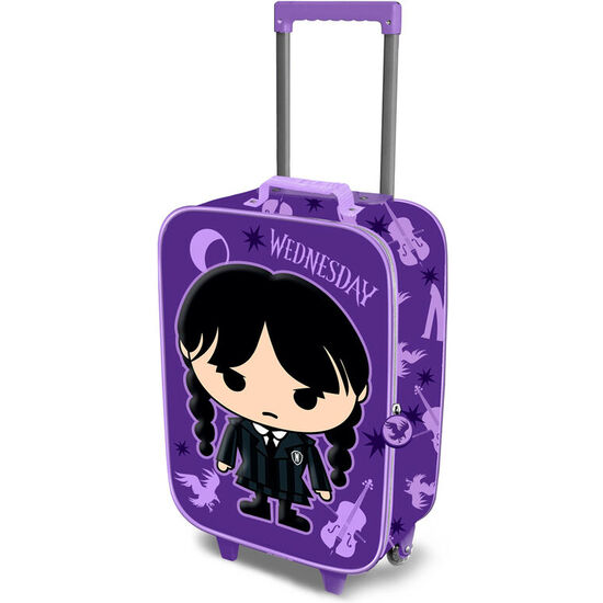 MALETA TROLLEY 3D CHIBI MIERCOLES image 0