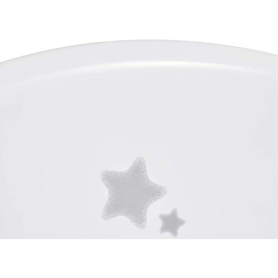 BAÑERA ERGONÓMICA CON TAPÓN STARS, DE 0 A 12 MESES, 84 CM, BLANCO image 2