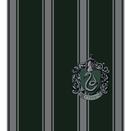 FUNDA NÓRDICA CON BOTONES 100% ALGODÓN MODELO SLYTHERIN RAYAS PARA CAMA DE 90 ( 155X220 CM.) image 5