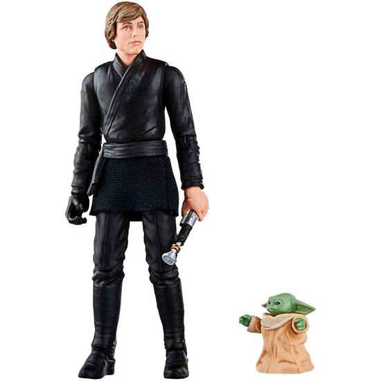 FIGURAS LUKE SKYWALKER & GROGU EL LIBRO DE BOBA FETT STAR WARS 9,5CM image 0