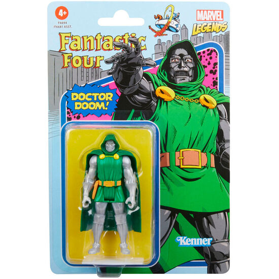 FIGURA DOCTOR DOOM LOS CUATRO FANTÁSTICOS MARVEL LEGENDS 9,5CM image 1