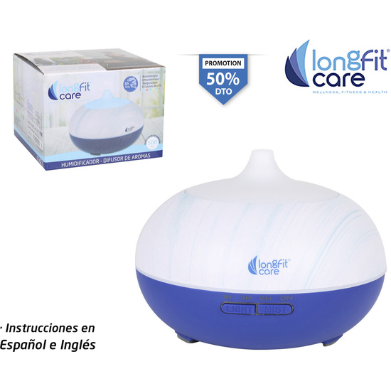 HUMIDIFICADOR DIFUSOR AROMAS 6H LONGFIT image 0